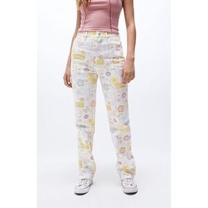 Pacsun Mixed Pacific Sunwear Print Dad Jeans Size 26